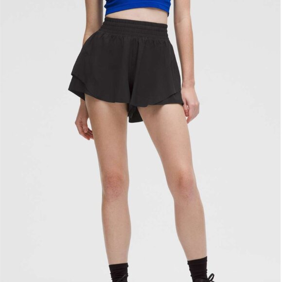Lululemon Shake It Out High-Rise Running Short 2.5" Black (NWT) - Picture 2 of 10